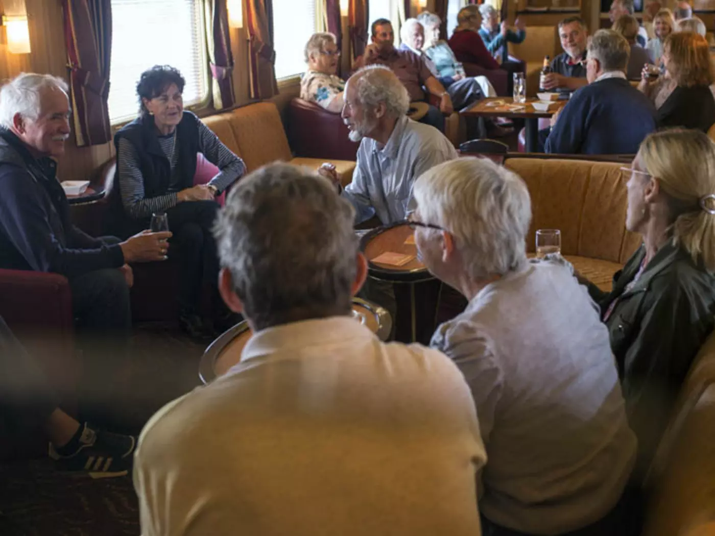 Outback Explorer Lounge aboard The Ghan