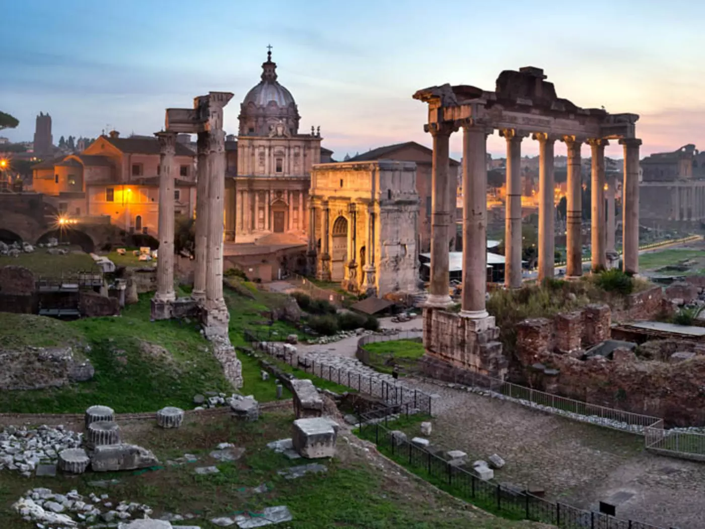 Despite it's relatively small space, the Forum was the heart of Imperial Rome
