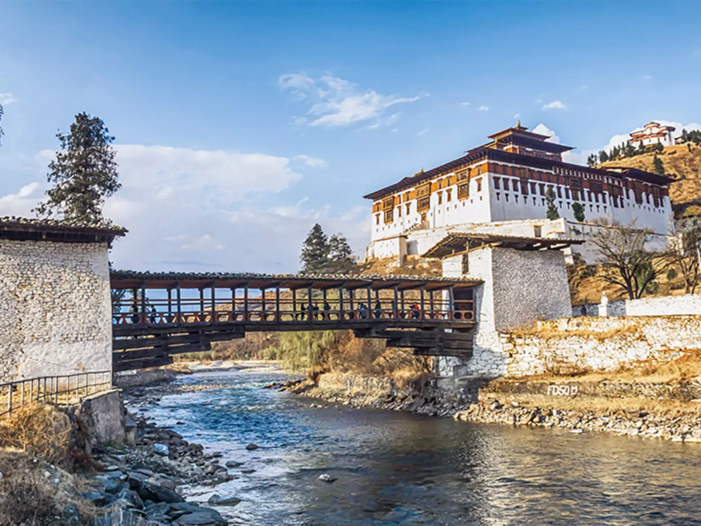 Dzongs are a type of fortified monastery found mainly in Bhutan