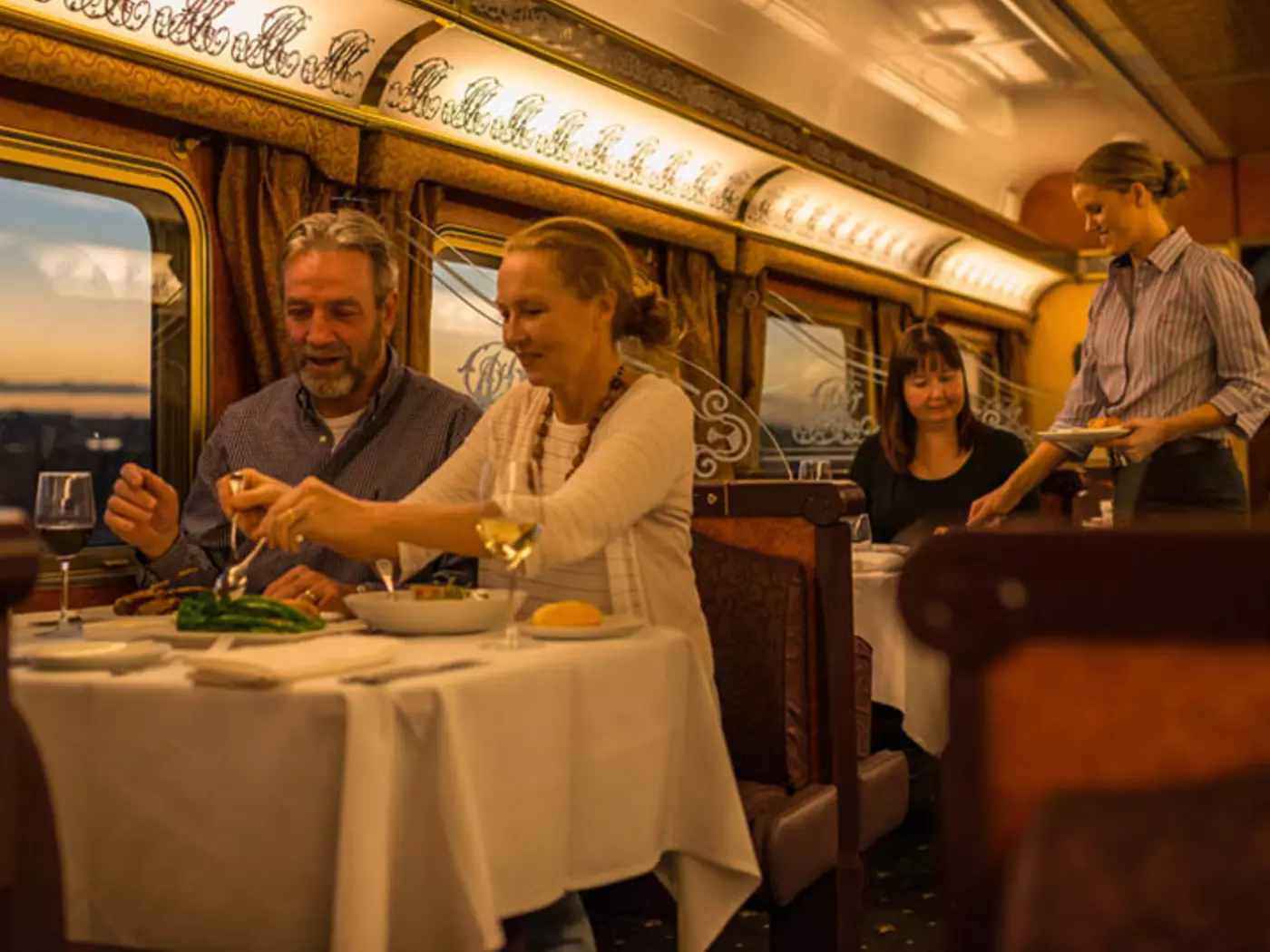 Queen Adelaide Restaurant aboard The Ghan