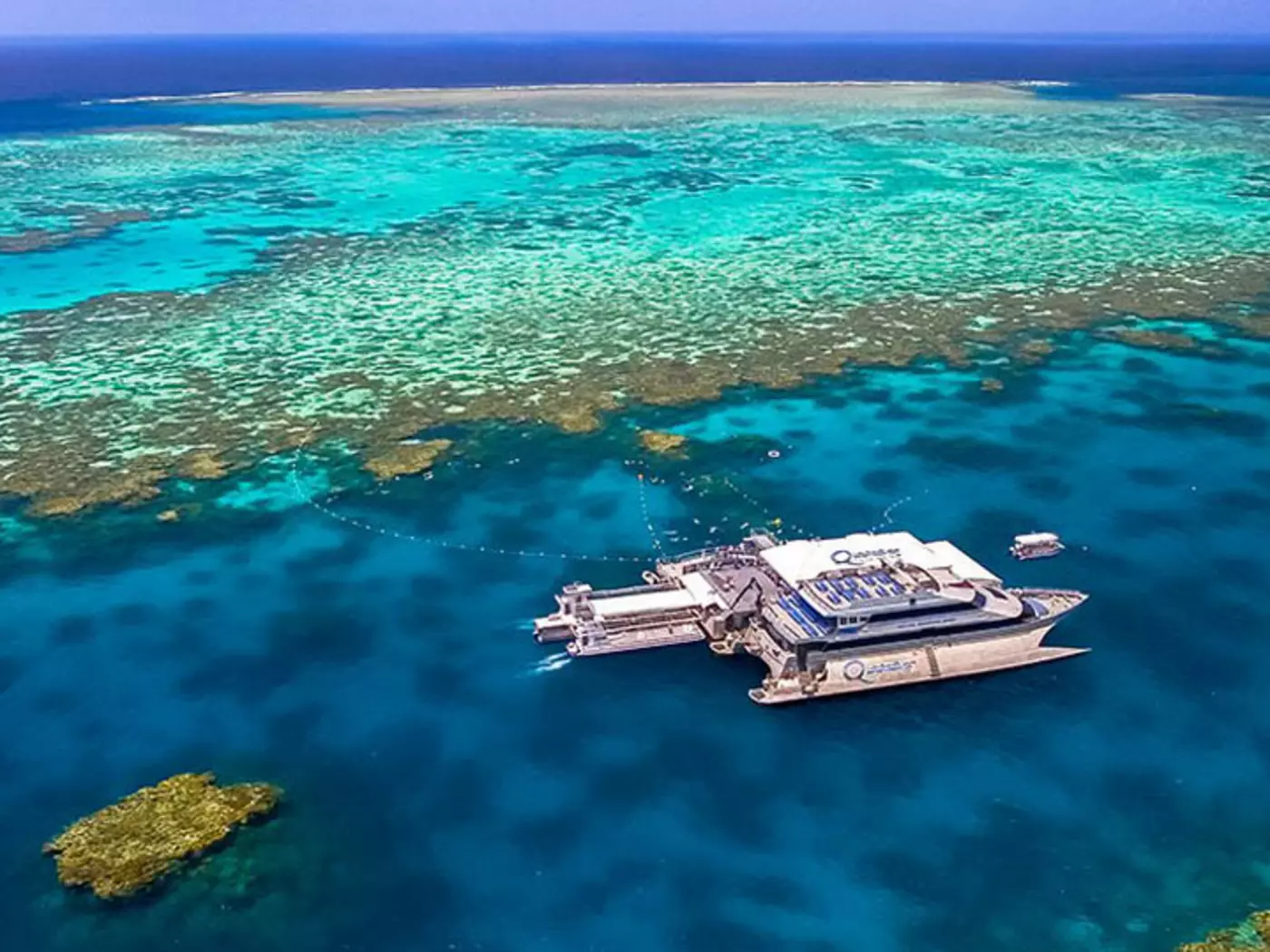The Great Barrier Reef, one of the natural wonders of the world
