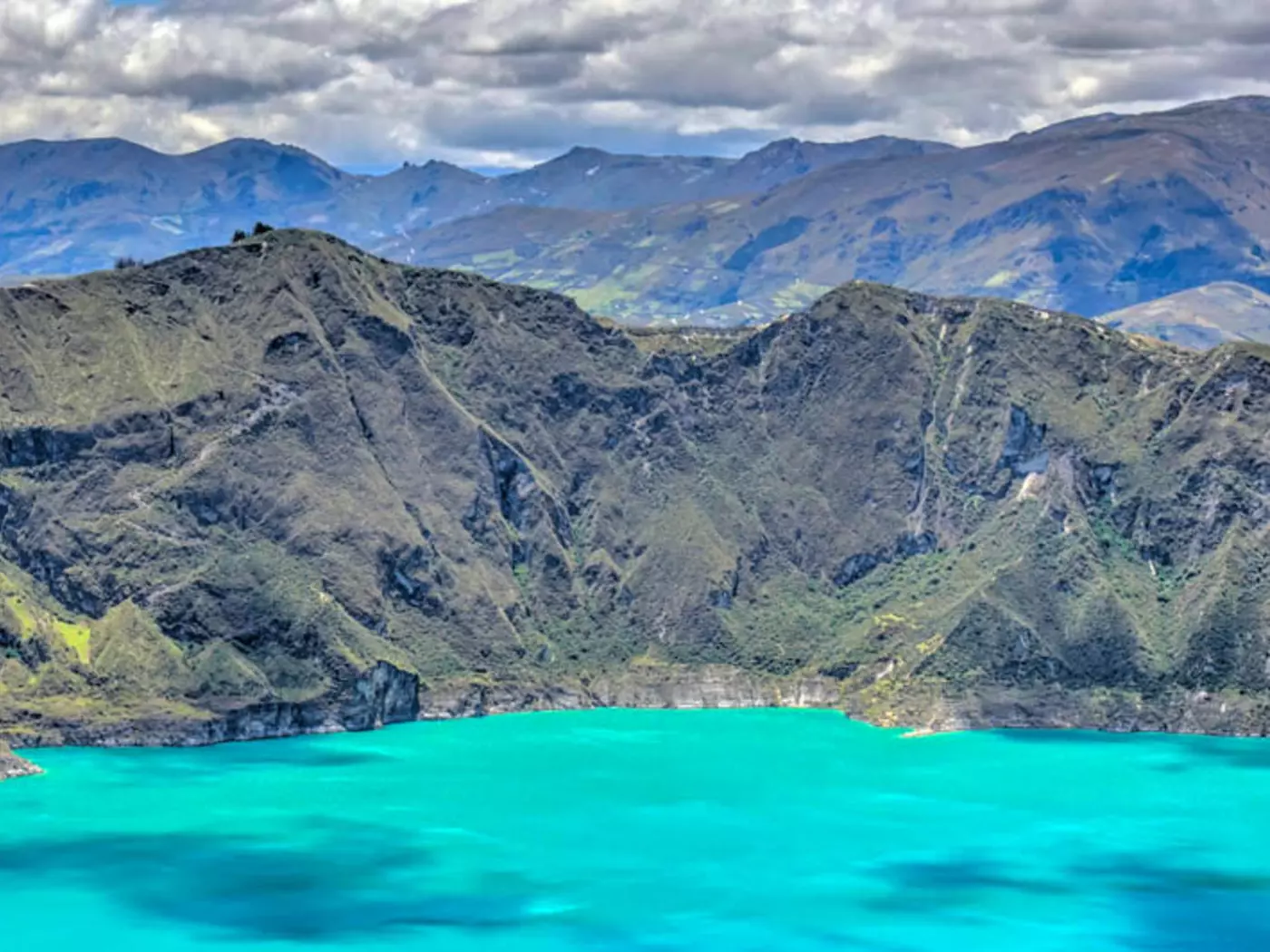 Quilotoa Crater Lagoon