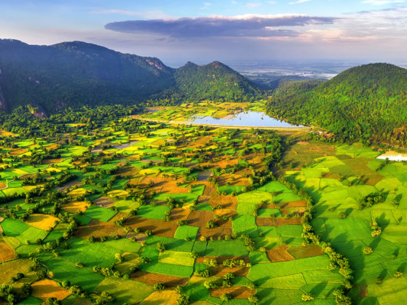 The lush Mekong Delta is known as the "Rice Bowl" of Vietnam