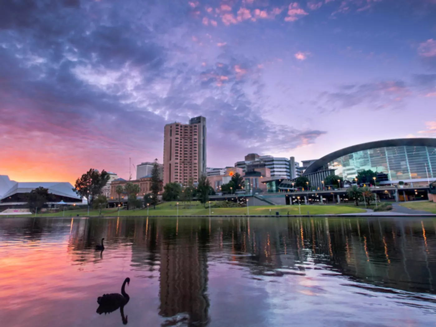 River Torrens in the City of Adelaide
