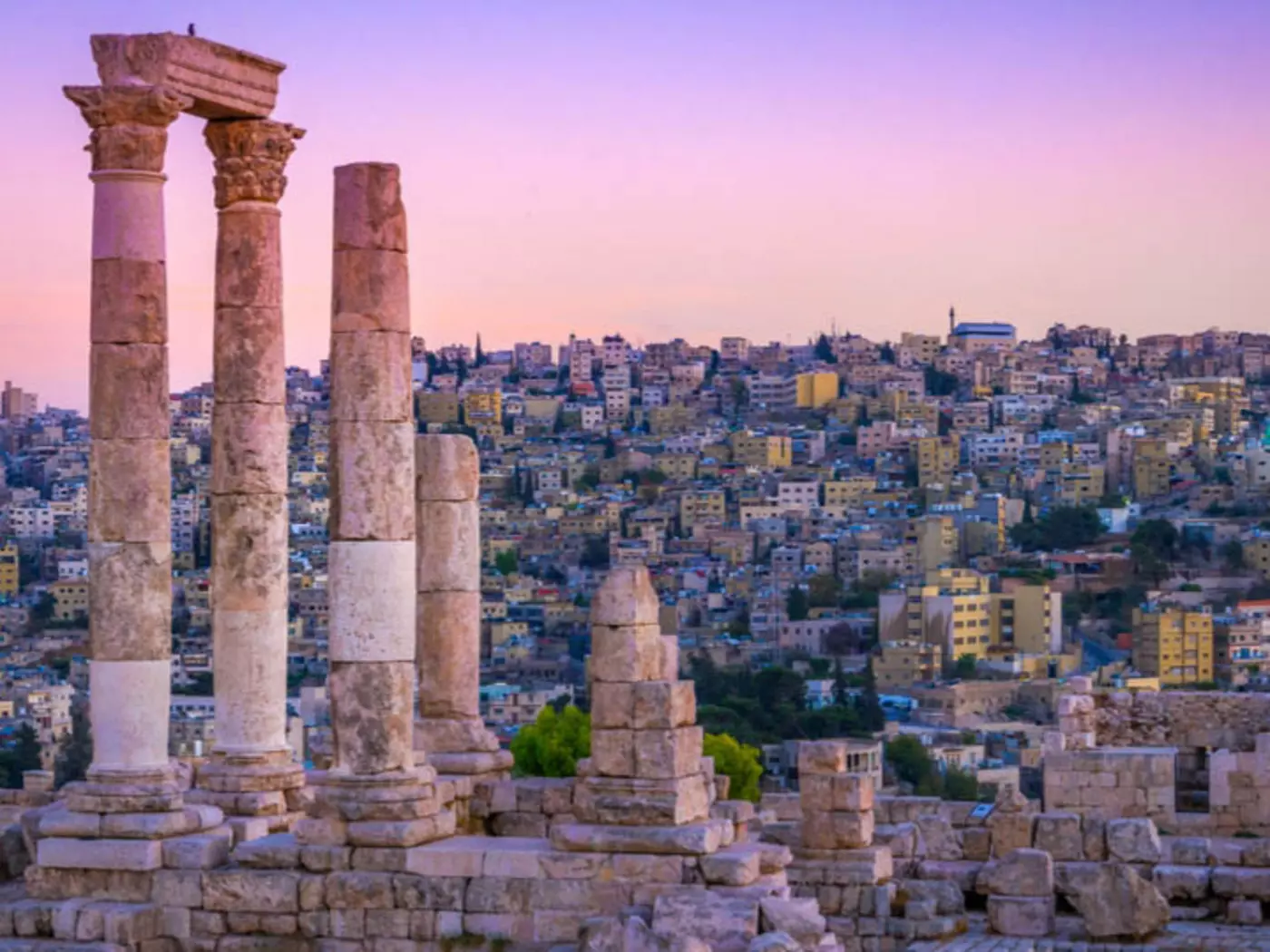 The Temple of Hercules in Amman