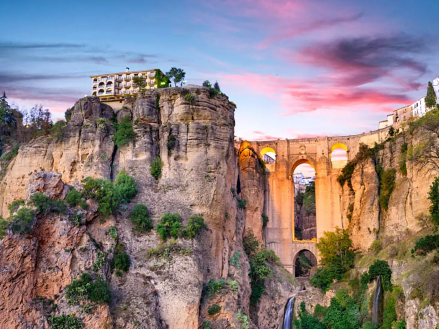 Ronda owns a spectacular location atop El Tajo gorge