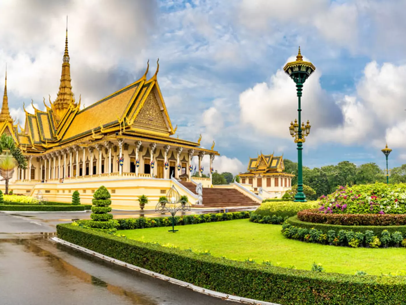 Phnom Penh's Royal Palace was the official residence of the King