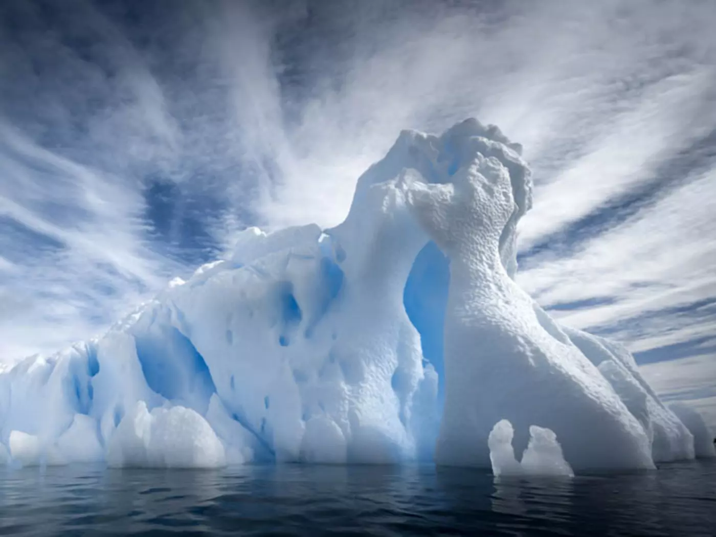 Surreal Icebergs dot the Peninsula