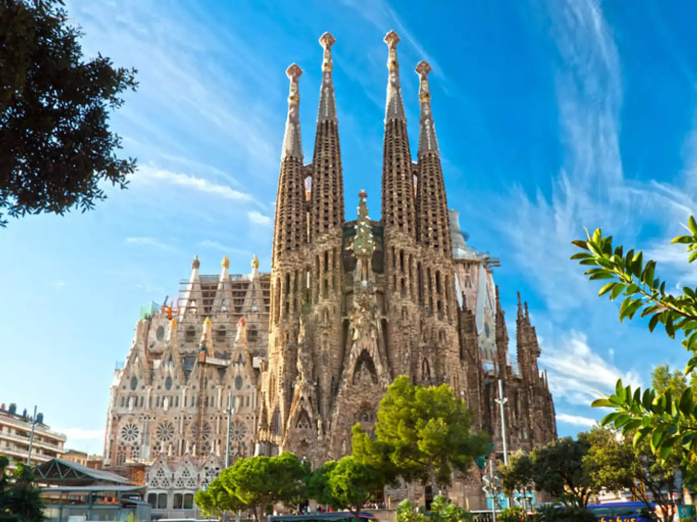 The gorgeous Sagrada Família, designed by the famous Catalan architect Antoni Gaudi, is a UNESCO World Heritage Site