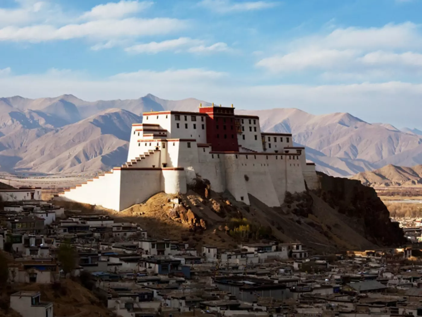 Shigatse Monastery was founded in 1447 by the first Dalai Lama