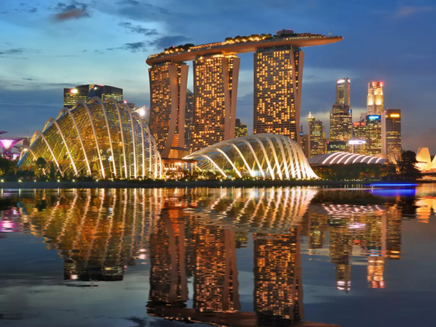 Marina Bay is a new addition to Singapore
