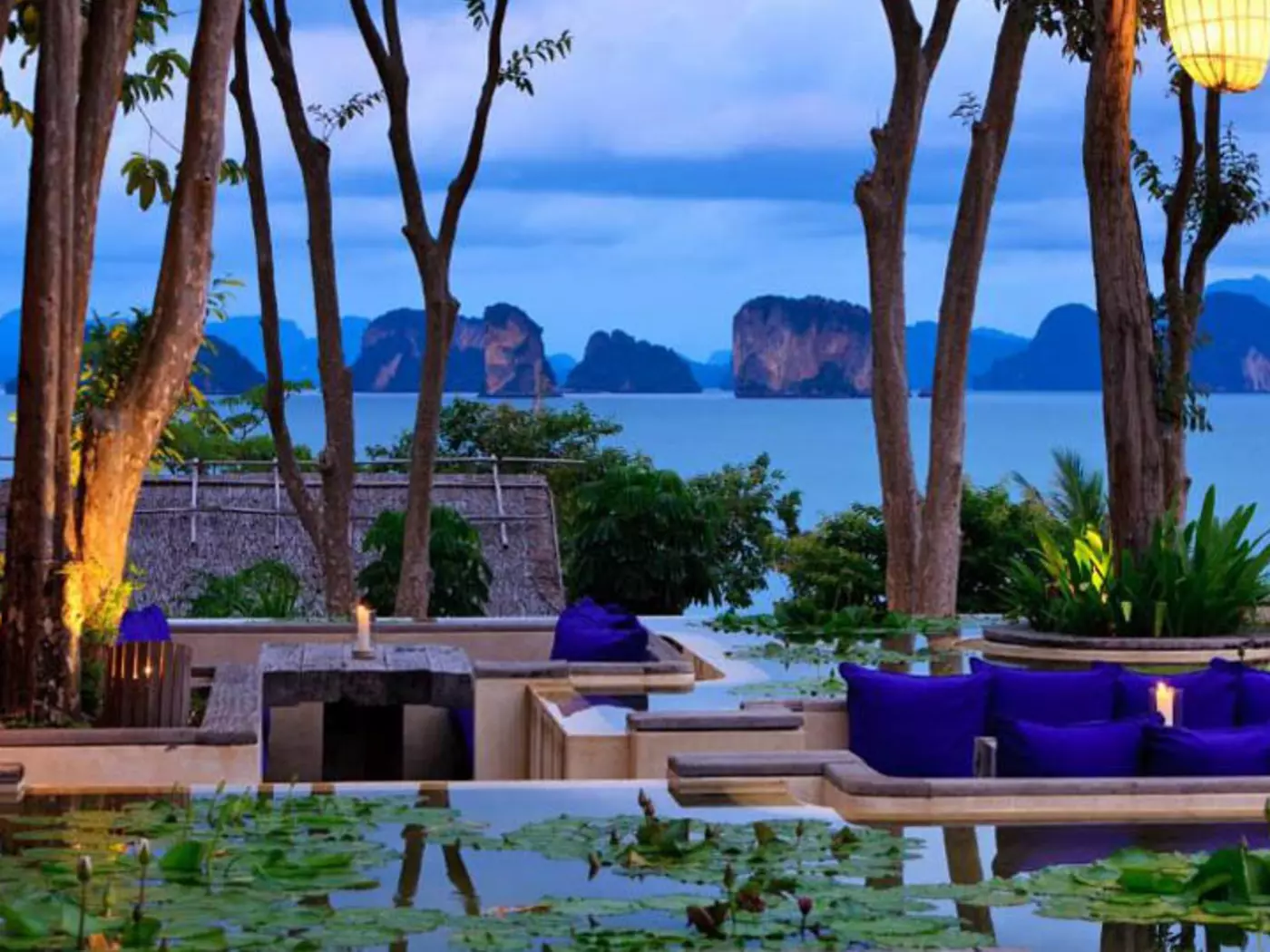 The luxurious Six Senses Yao Noi enjoys breathtaking views of Phang Nga Bay