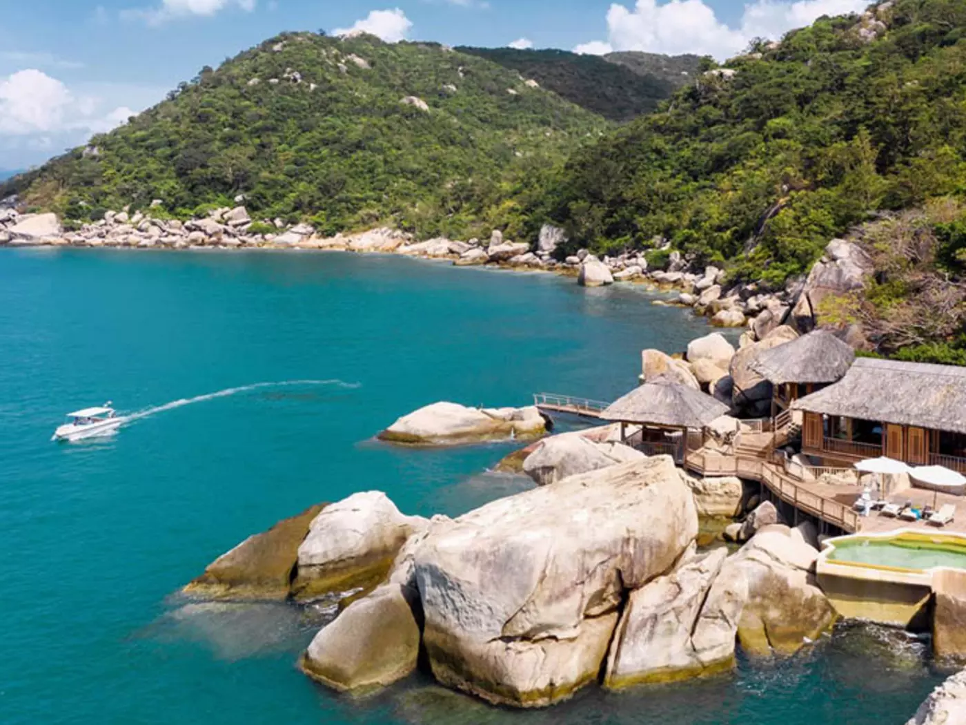 Six Senses Ninh Van Bay has commanding views of the East Vietnam Sea