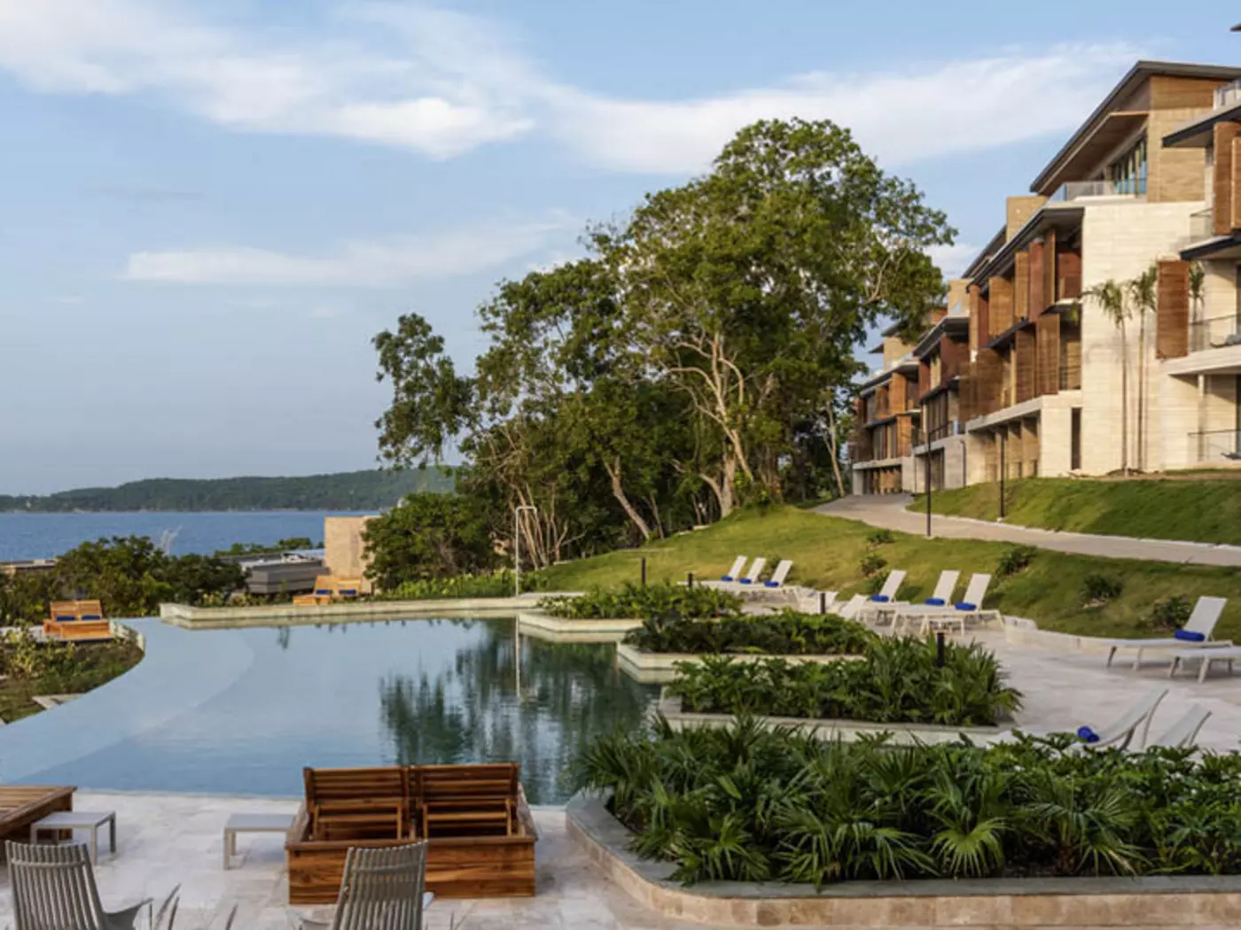 Enjoy ocean views from the resort on Baru