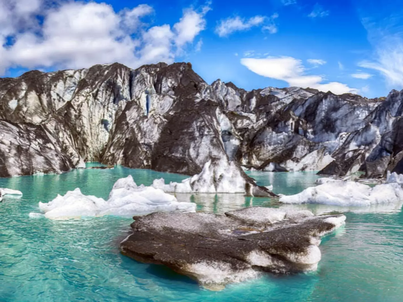 Solheimajokull is an outlet glacier of the mighty Icelandic icecap