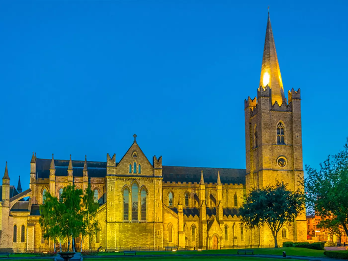 The national cathedral of Ireland, St Patrick's in Dublin was founded in 1191