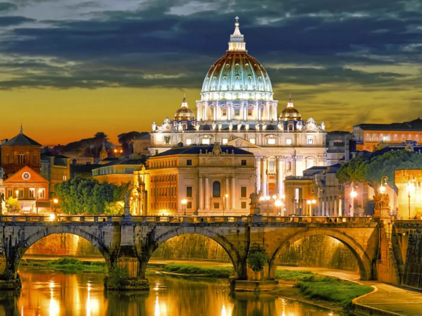 The State of Vatican City, in the center of Rome, is the smallest state in Europe