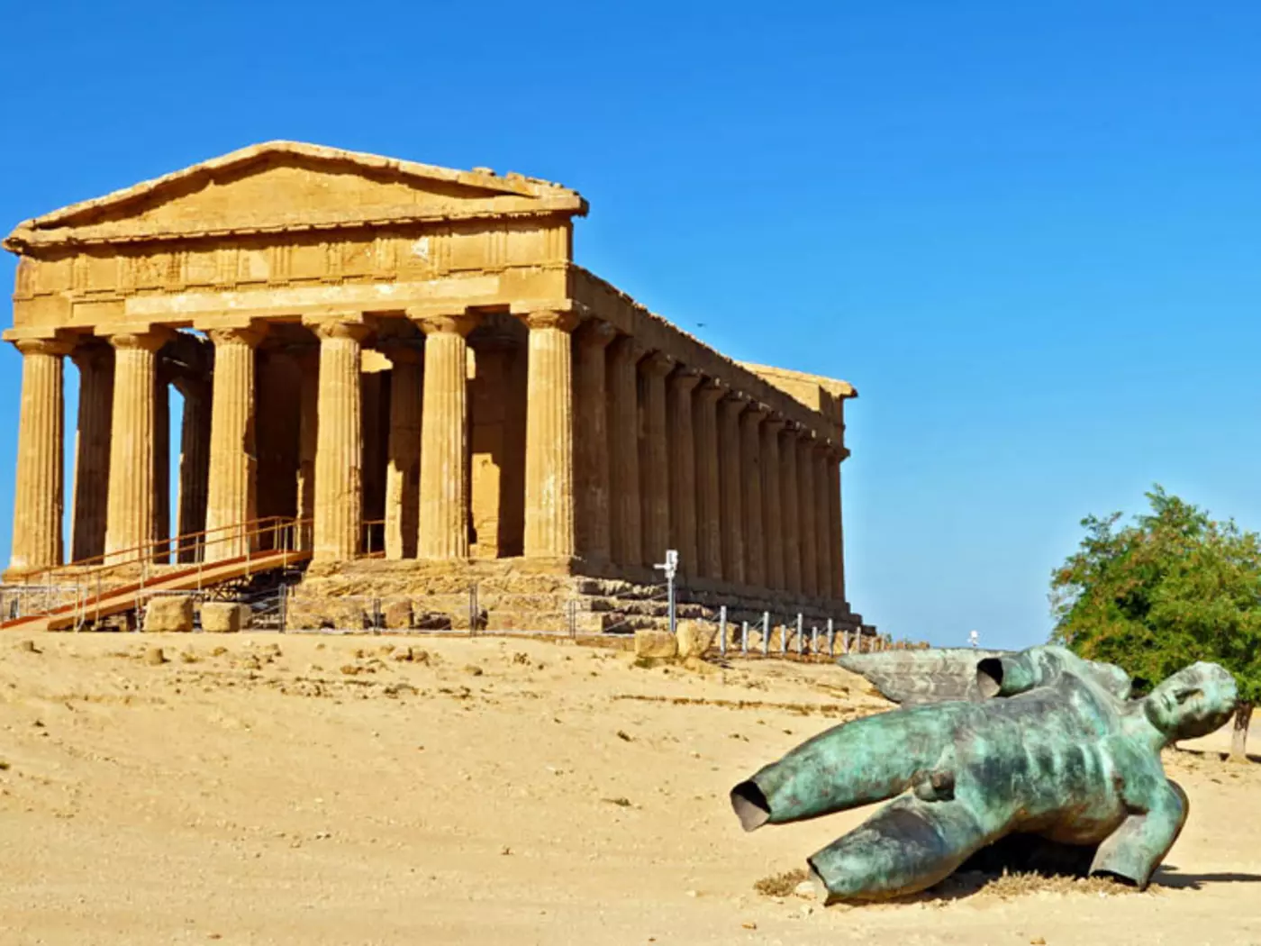 Agrigento's Temple of Concordia dates from the 5th century BC
