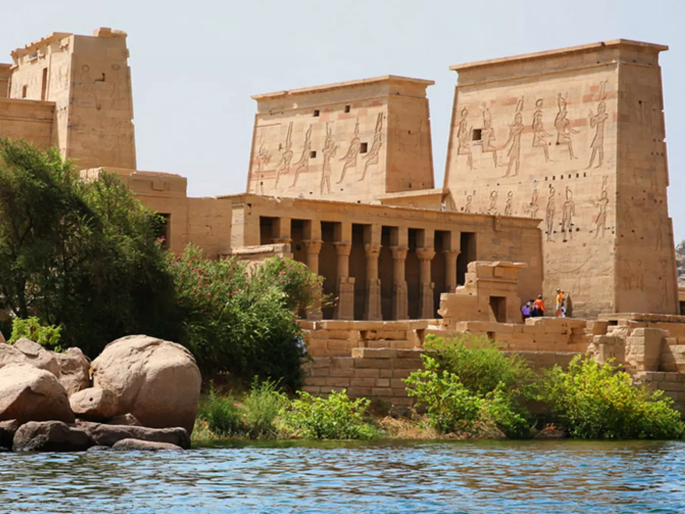 The temple of Philae at Aswan