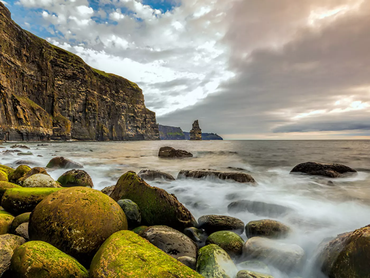 On the Wild Atlantic Way, the Cliffs of Moher are one Ireland's most dramatic coastal features