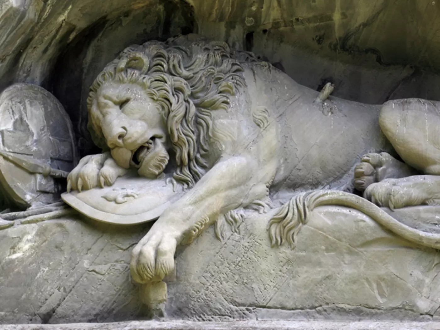The lion monument, Lucerne