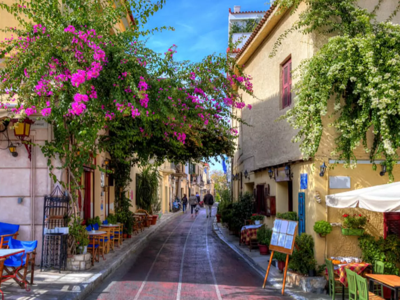 The Plaka, an historic neighbourhood of Athens