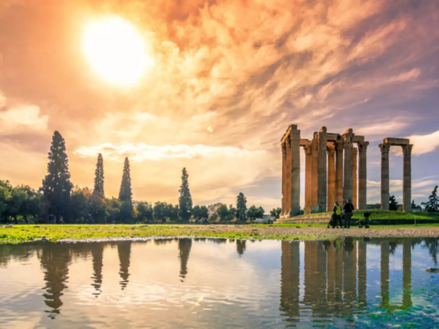 The Temple of Zeus, Athens