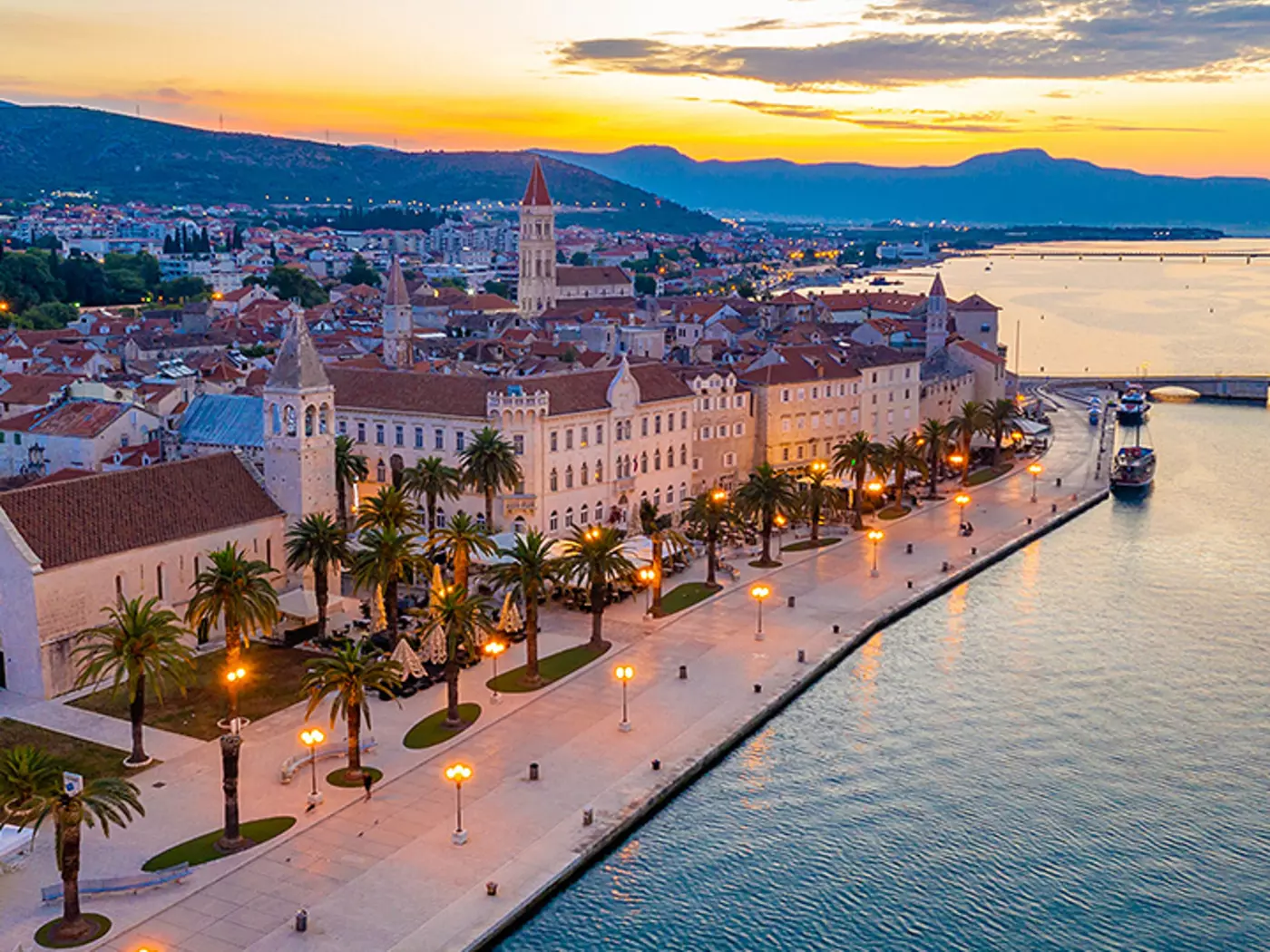 Trogir, known for its mix of Renaissance, baroque and Romanesque buildings