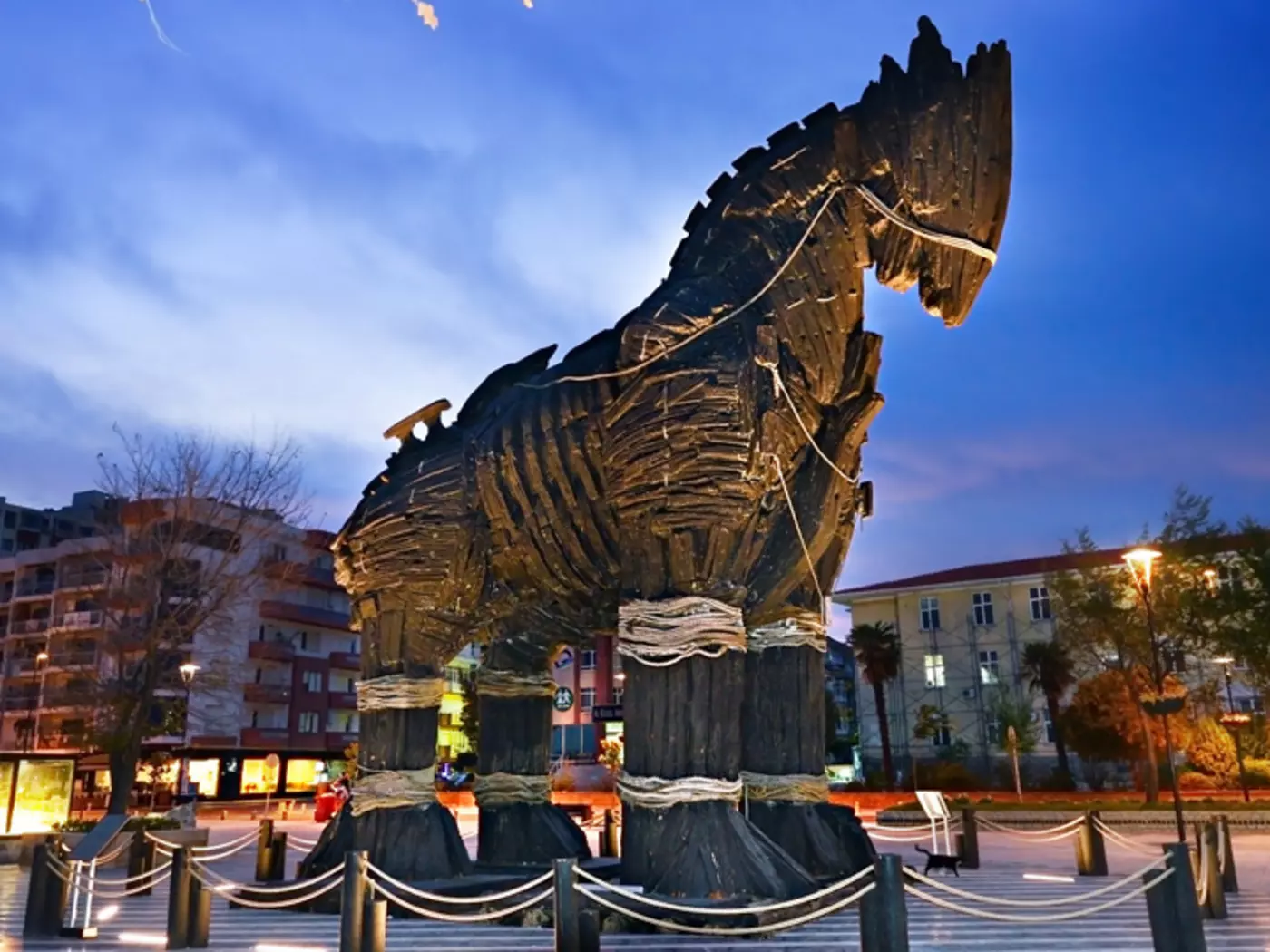 Trojan Horse in Troy