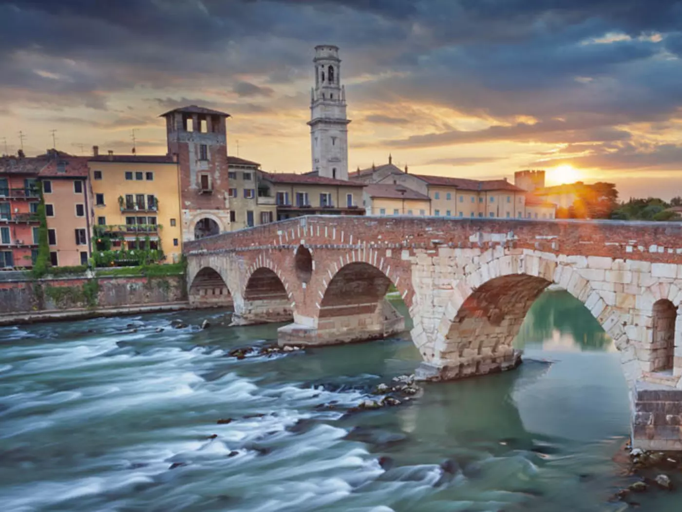 Home to Shakespears' Romeo & Juliet, Verona has a well-preserved 1st-century amphitheatre