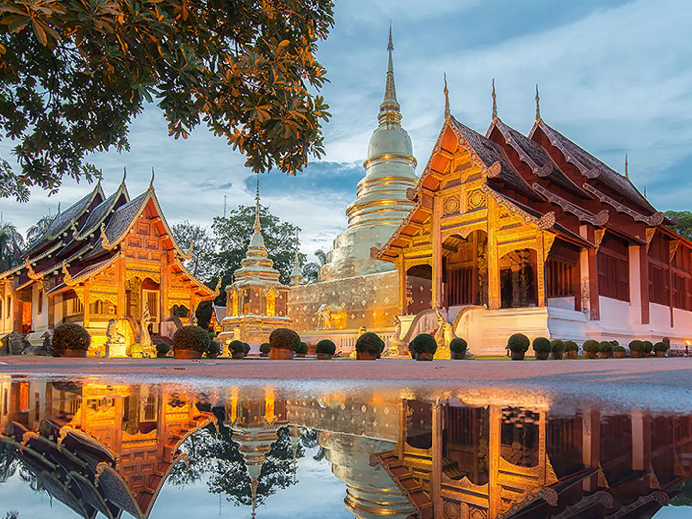 Phra Singh temple in Chiang Mai is a must for all trips to Thailand