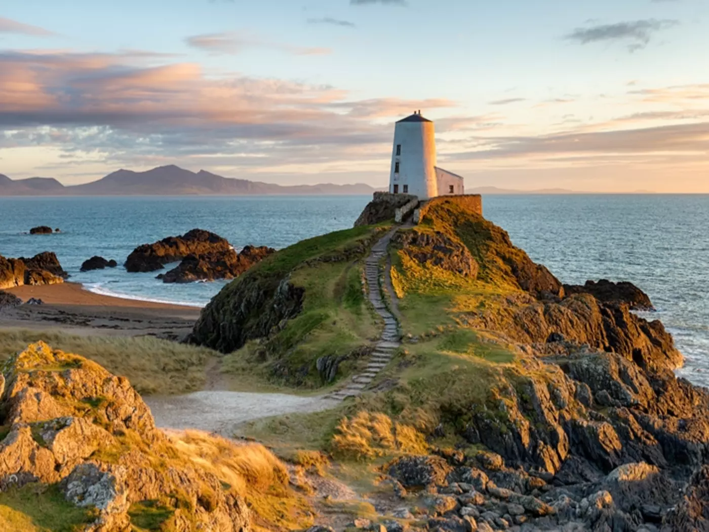 Ynys llanddwyn Island, Anglesey in North Wales
