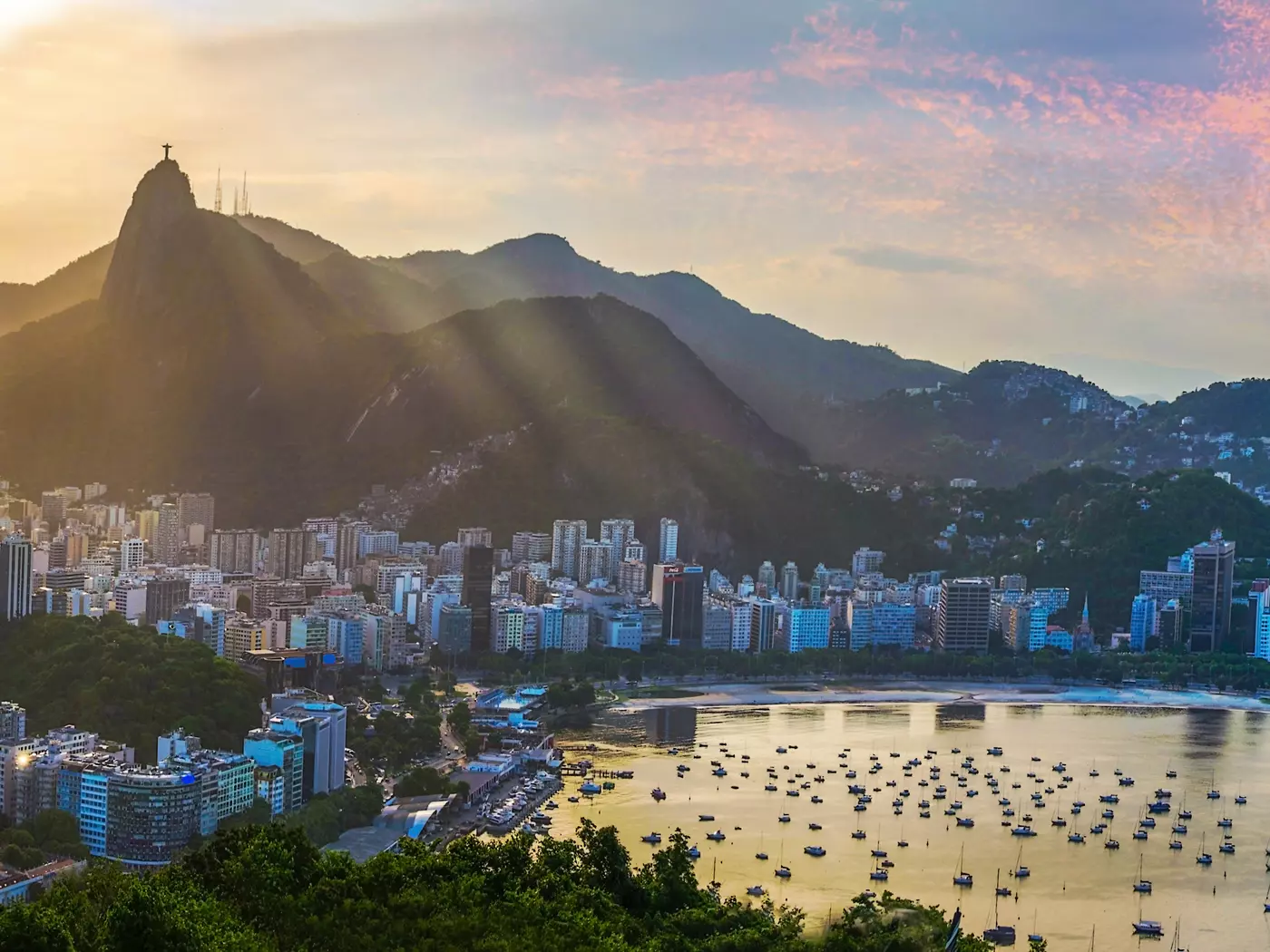 Panoramic view of Rio De Janeiro