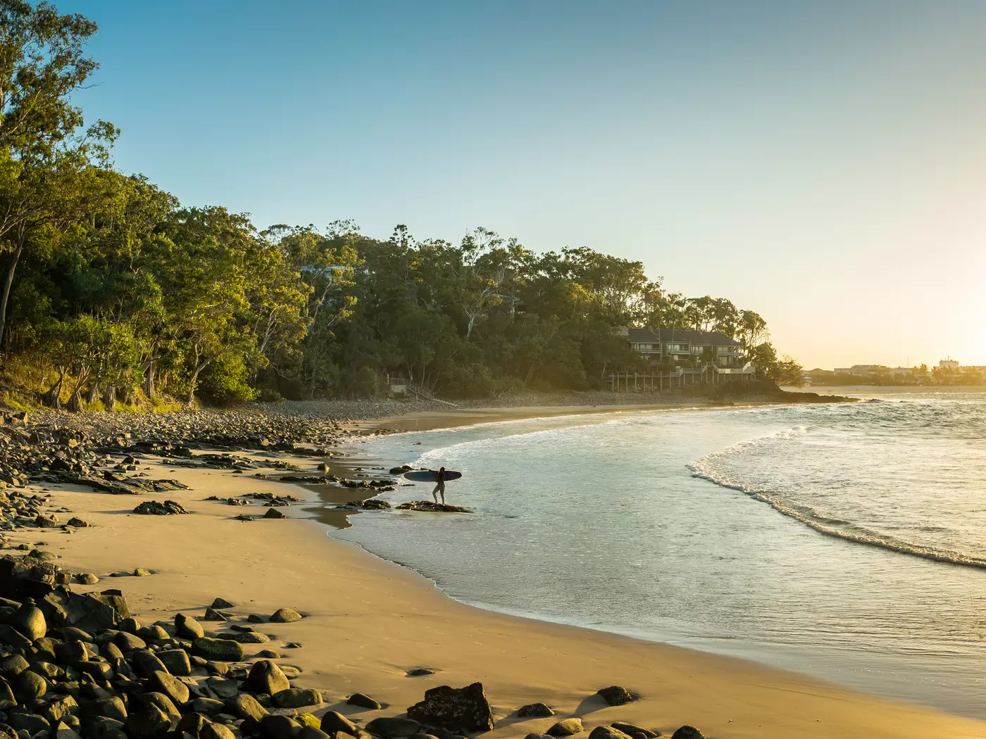 Surfer Beach Sunset