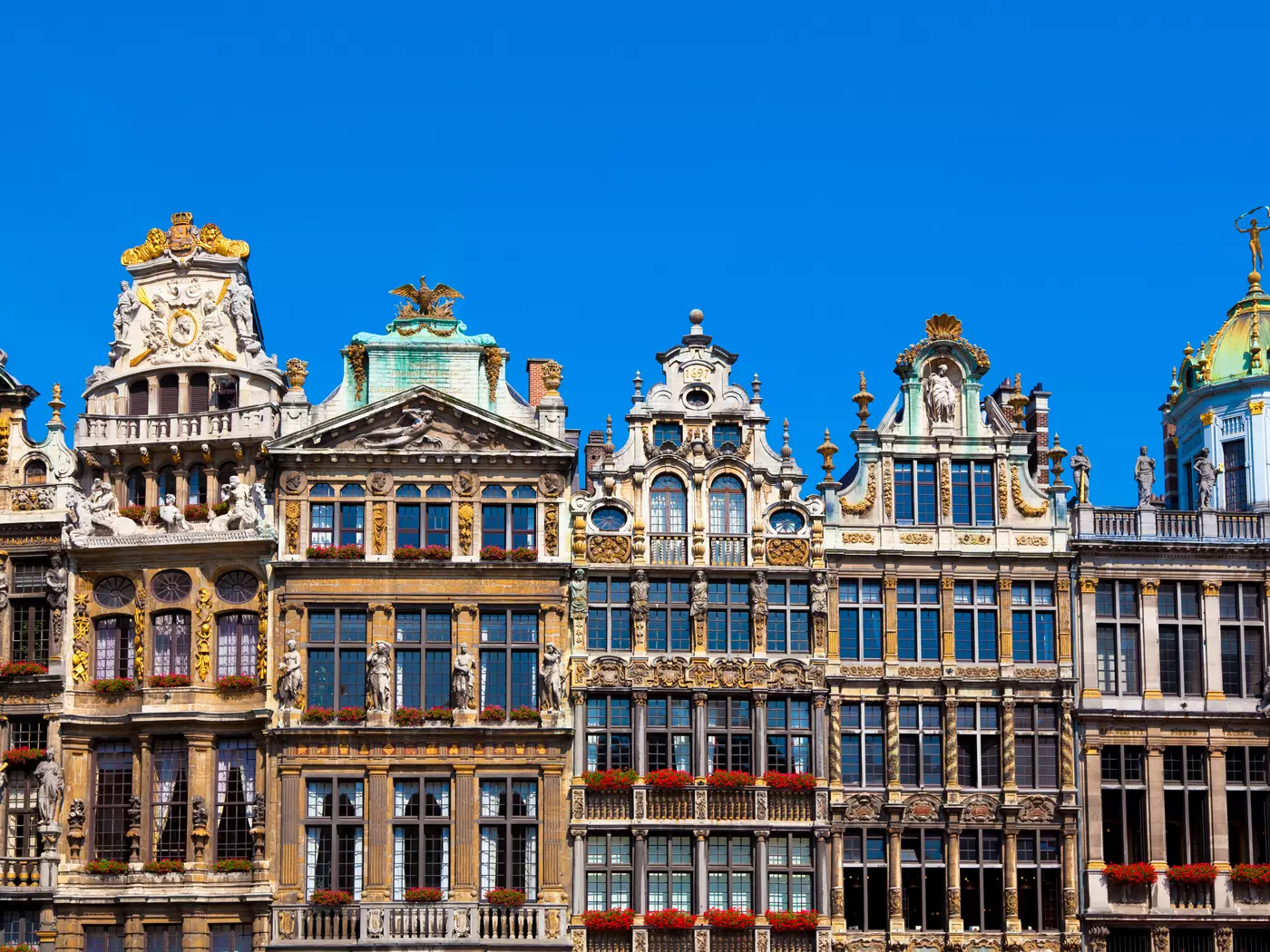 Houses on Grand Place, Brussels