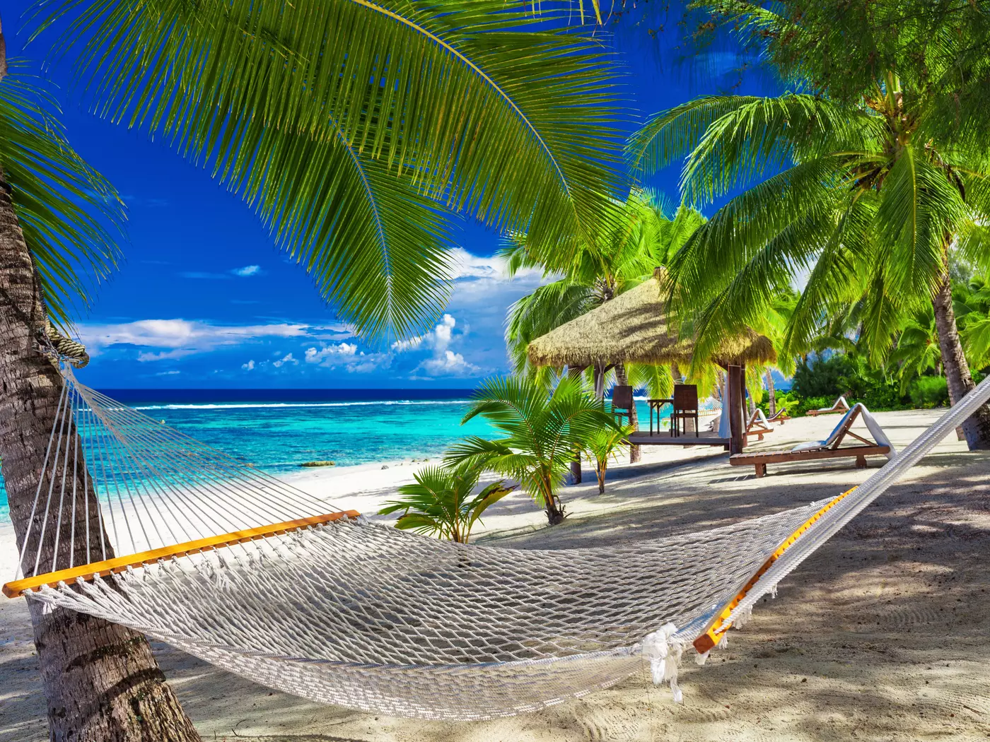 Relax on the sandy shores of Rarotonga