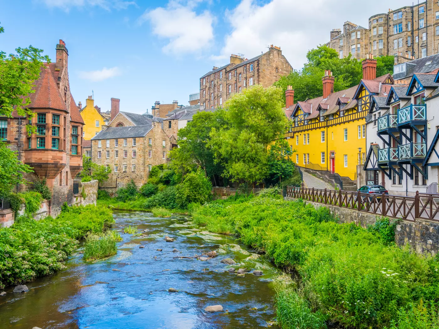 Explore the quaint beauty of Edinburgh's Dean Village