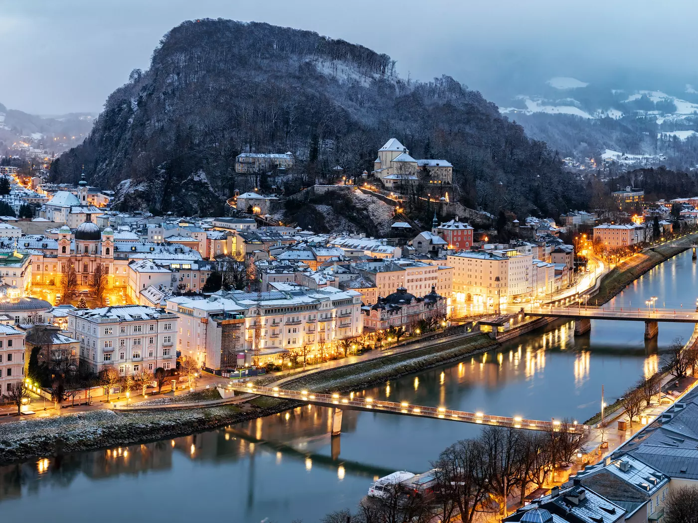 Salzburg in winter