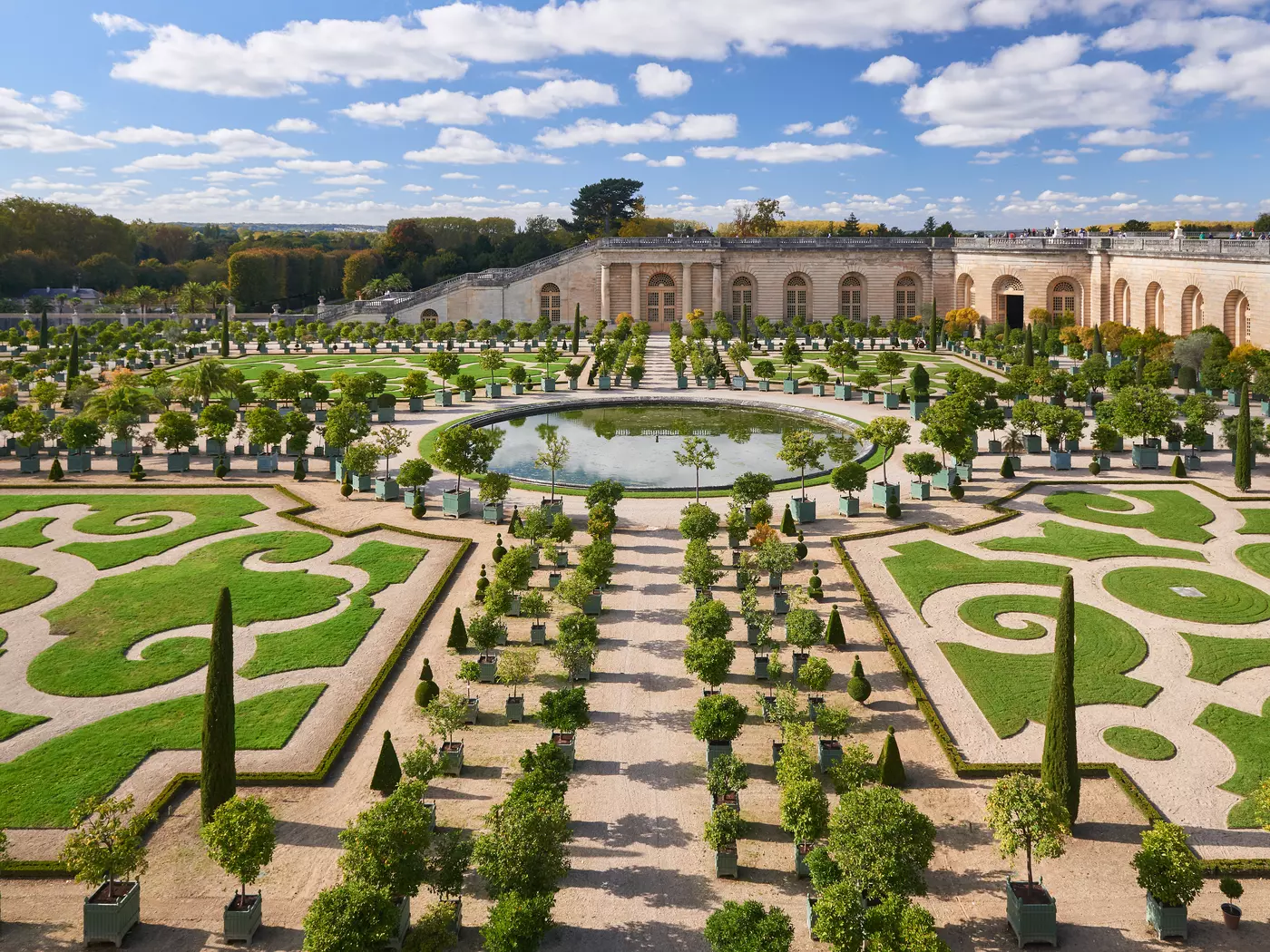 Wander the gardens of Versailles