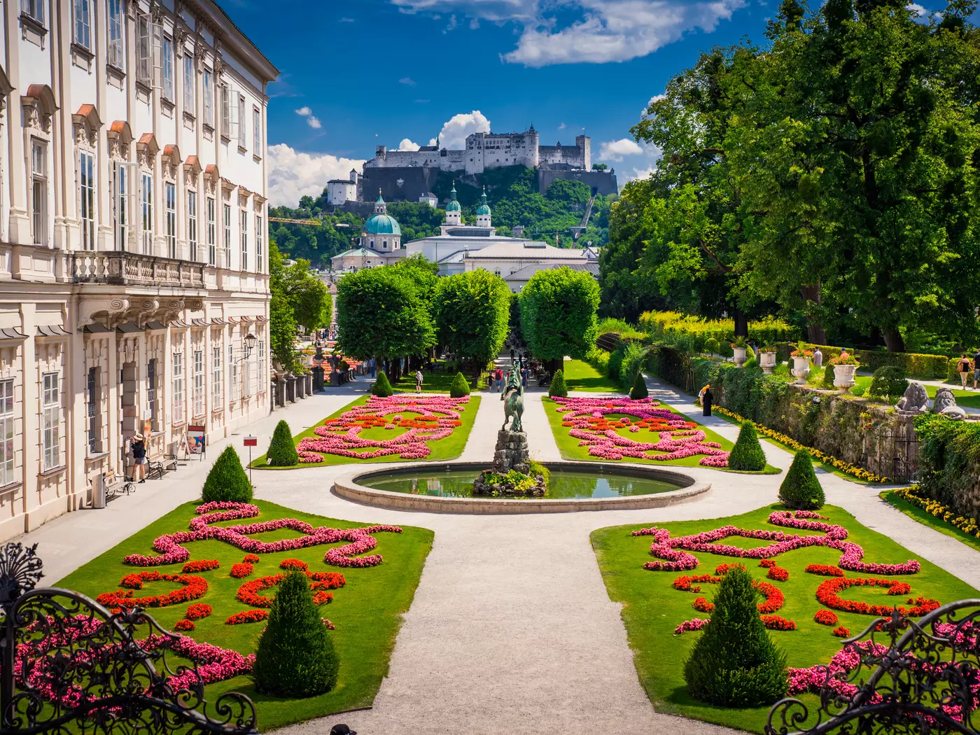 Mirabell Palace and Gardens in Salzburg, Austria