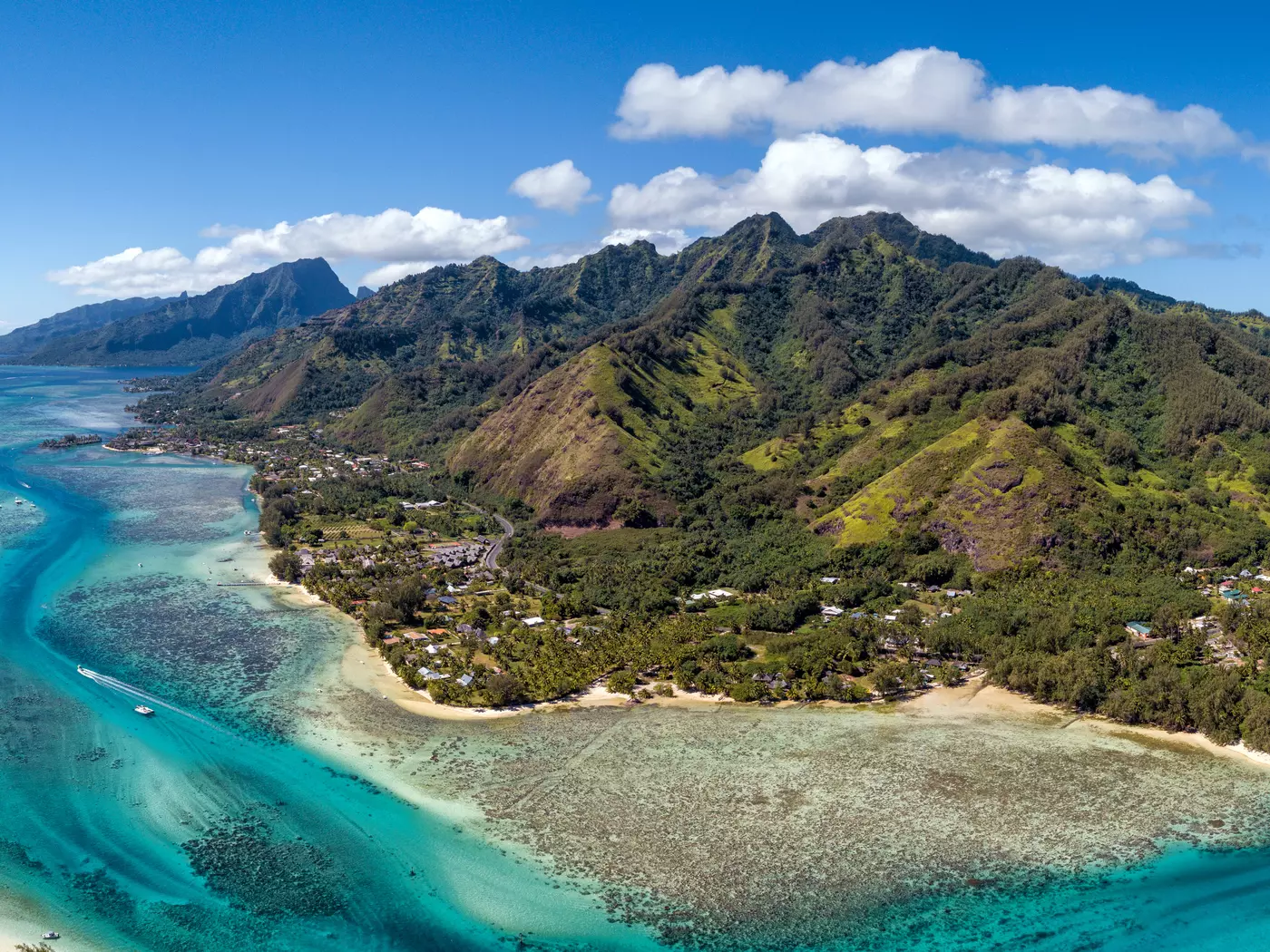 Take a dip in the crystal waters surrounding Moorea