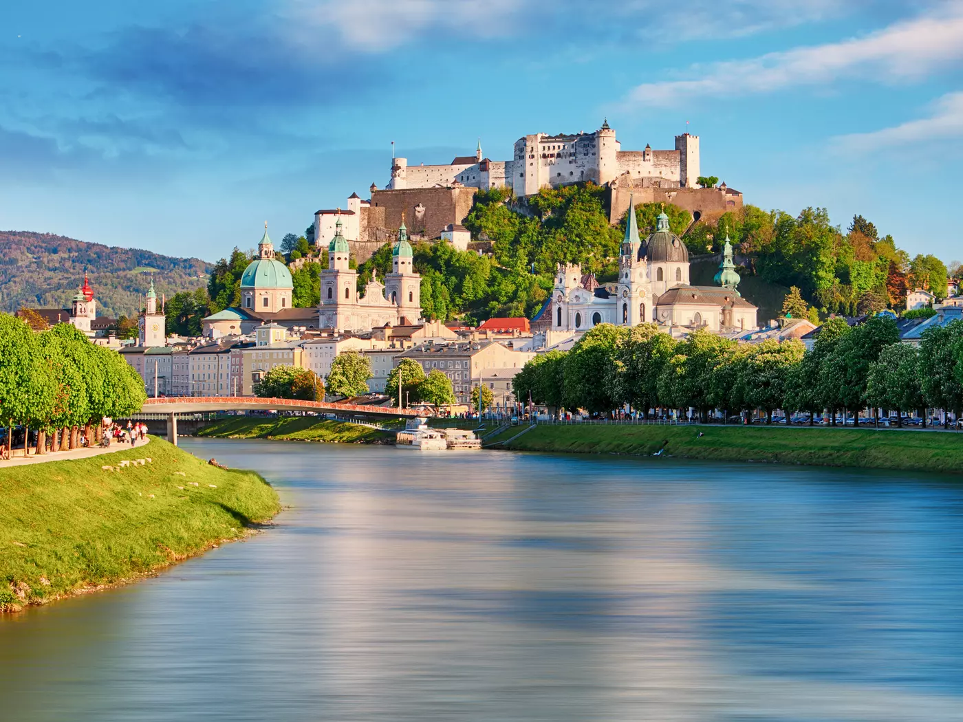 Panoramic view of Salzburg