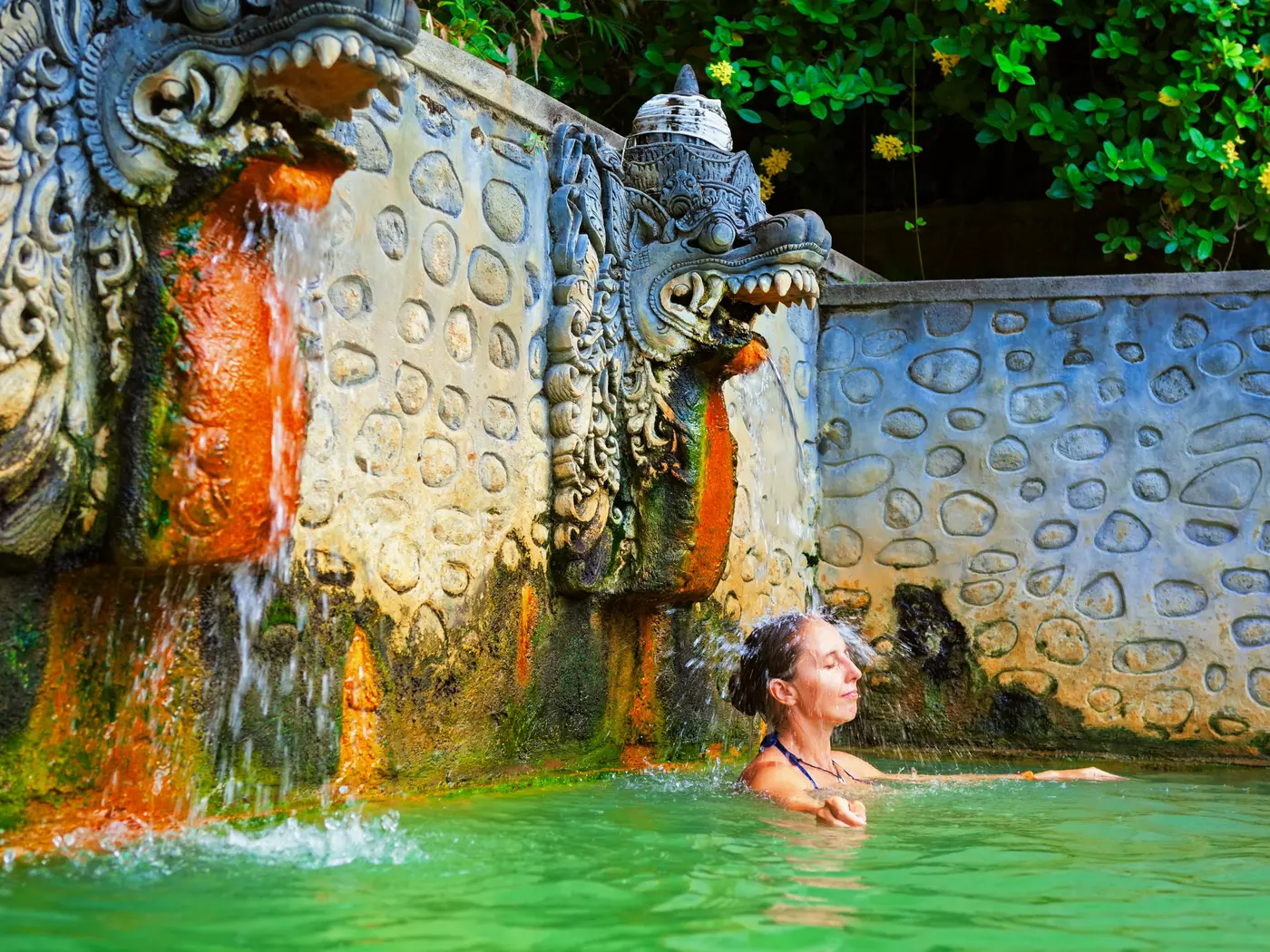 Soak in the Banjar Hot Springs