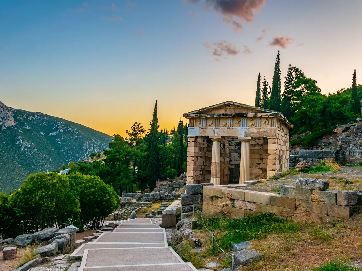 Athenian treasury in Delphi