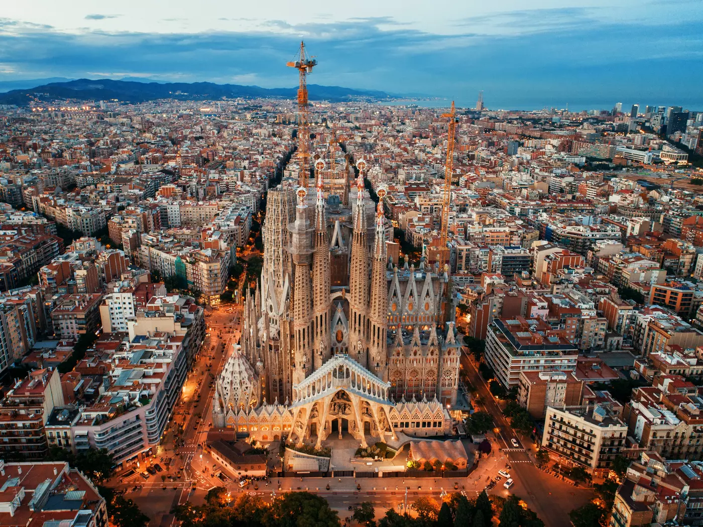 Sagrada Familia from above