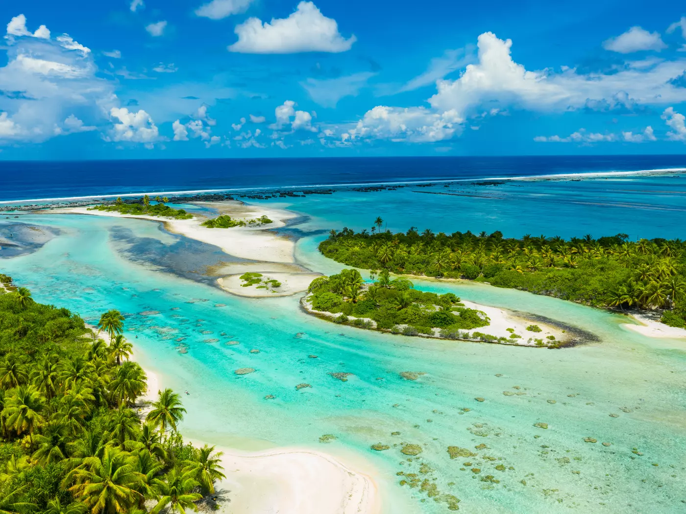 Rangiroa, the Tuamotus Rangiroa, the largest atoll in the Tuamotus
