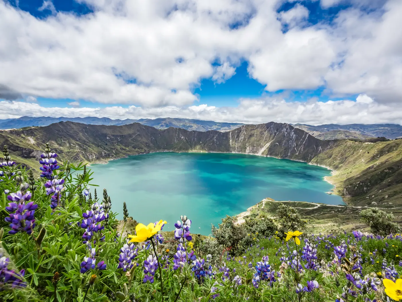 Quilotoa lake