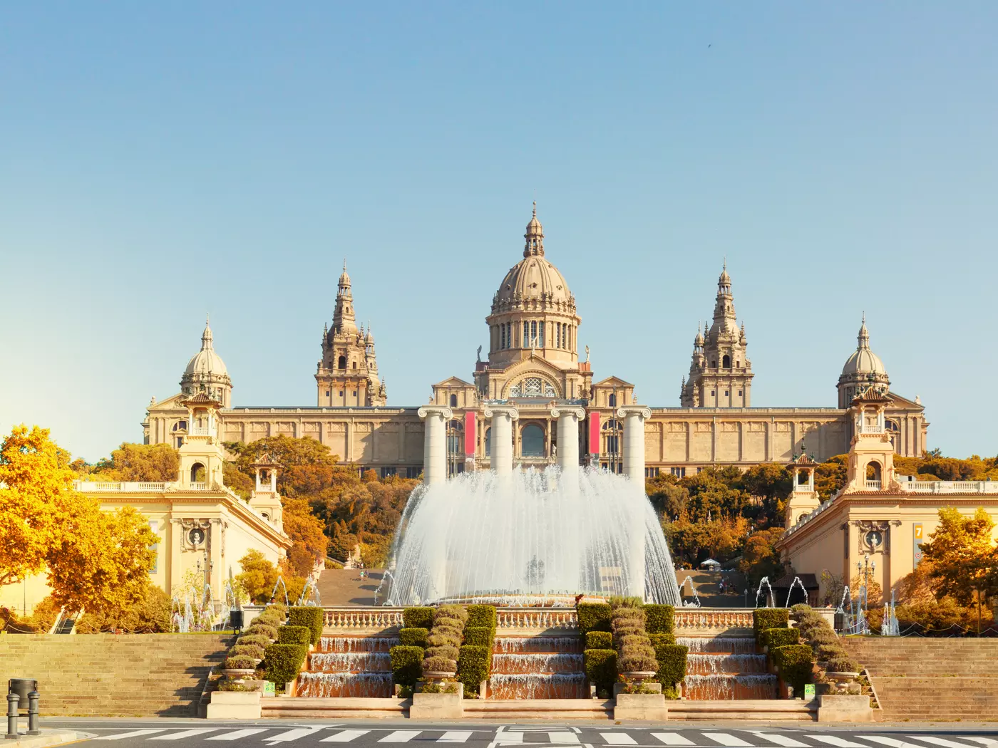 Square of Spain in Barcelona