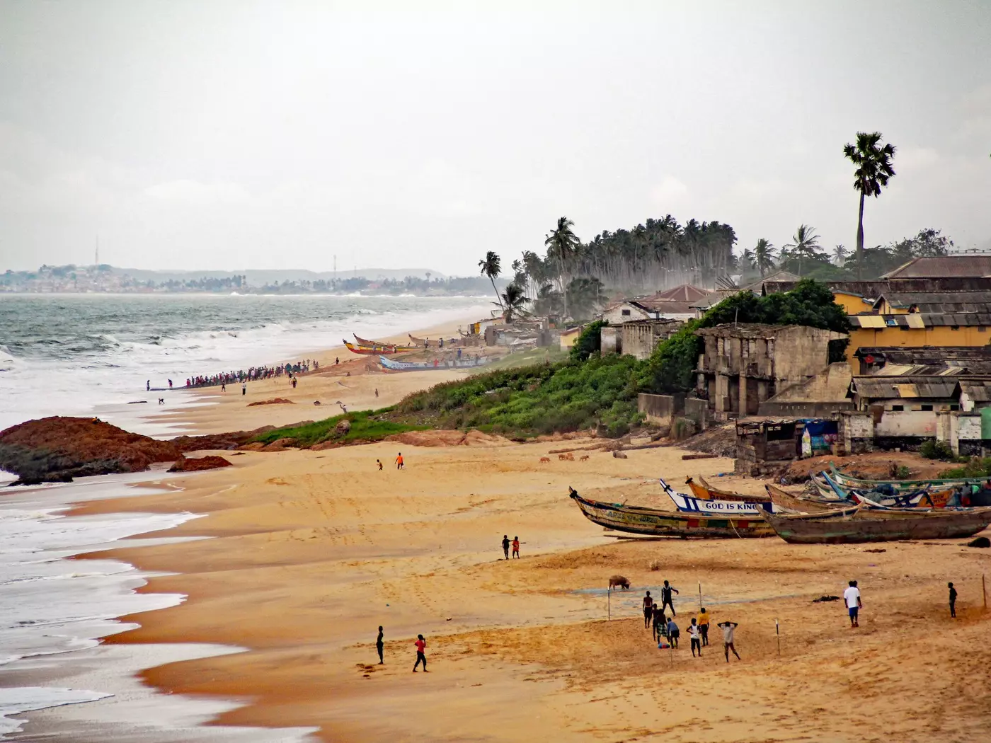 Beach at Cape Coast