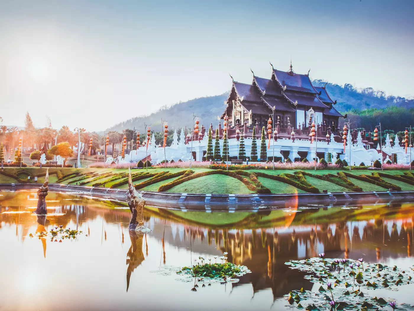 Wander the Royal Flora Ratchaphruek Park in Chiang Mai,